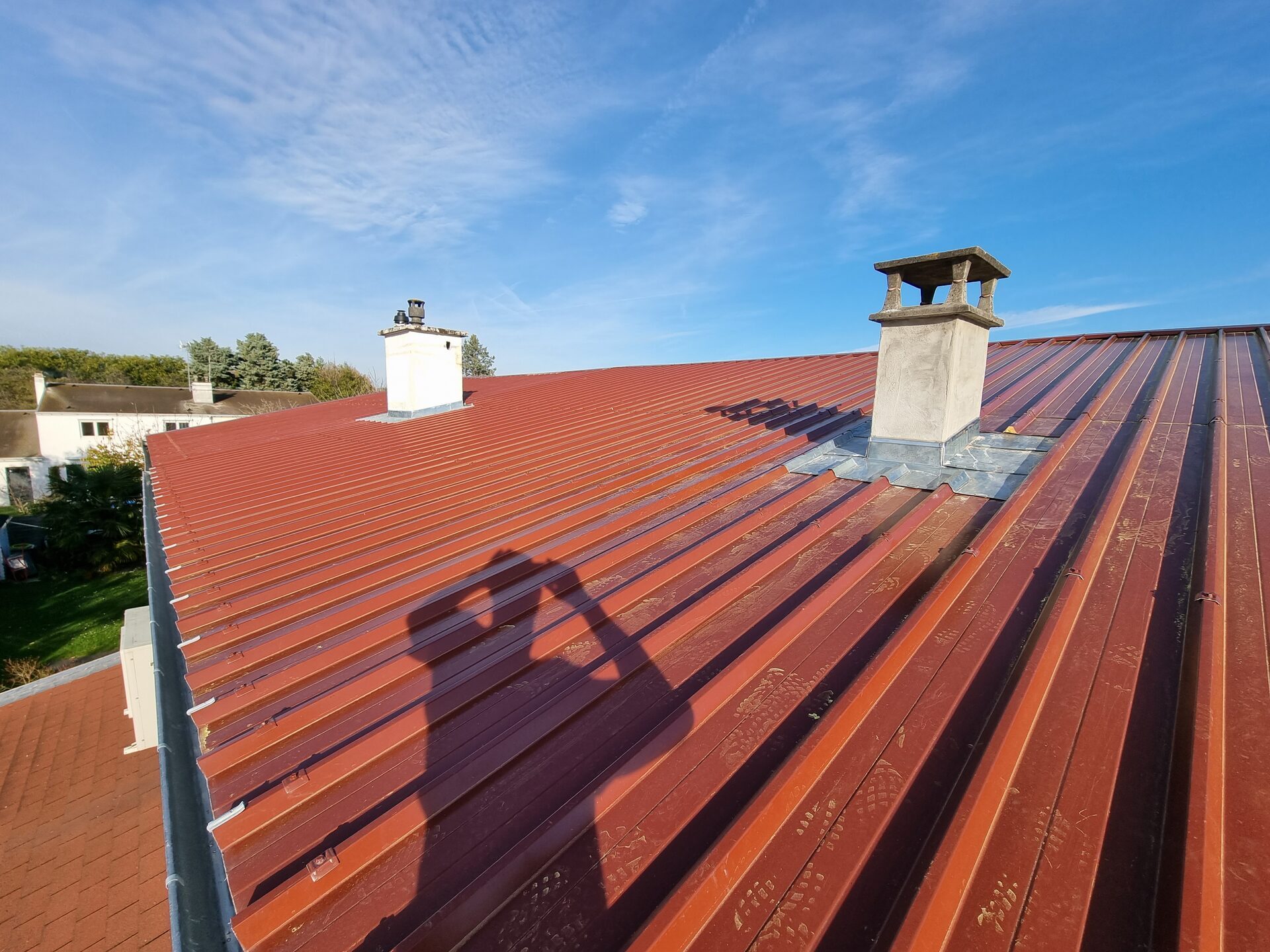 Après travaux bac acier